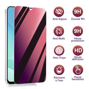 Protection écran Confidentialité Pour Motorola Moto Z4 – Film Anti-espion Mat (transparent)