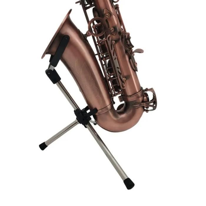 tripler - Support de saxophone ténor alto portable pliable, support de  trépied pour saxophone, accessoires po