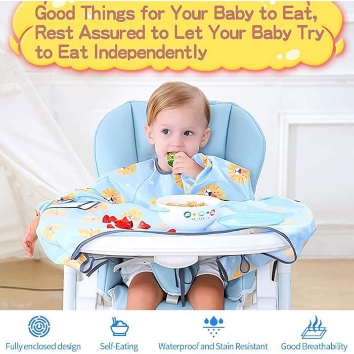 Bavoir bébé - Bavoirs en tissu ou plastifiés pour les repas de Bébé