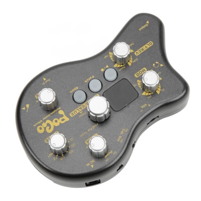 Pédale Multi-Effets Guitare/Basse VALETON GP-200 - Simulation Amplis, IR, FX Loop - USB OTG