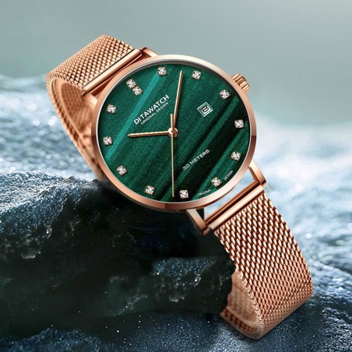 Coffret Montre Femme Fille Nouveau 2020 Montre Quartz Waterproof