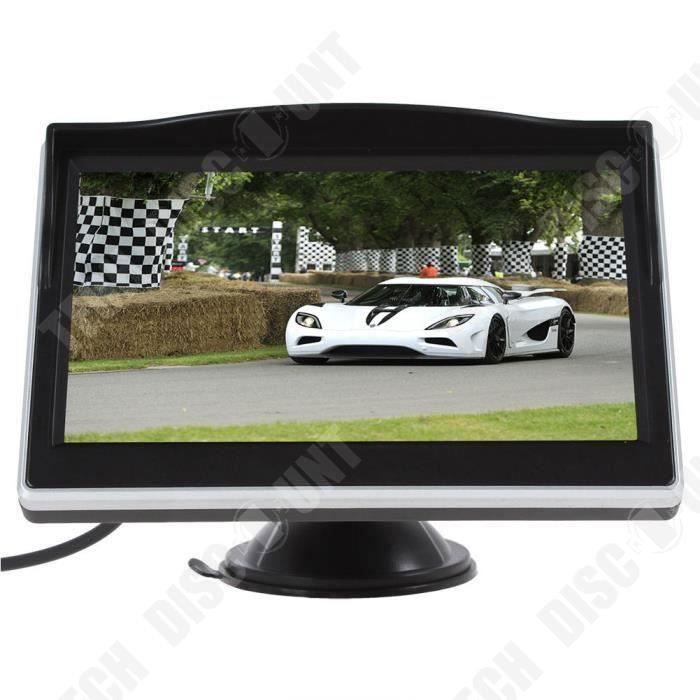 Kit Caméra De Recul Voiture - Écran LCD 5 Pouces + Caméra étanche IP67, Angle 170°, Câble 10 M - Pour 12V (Master 3 Etc.)