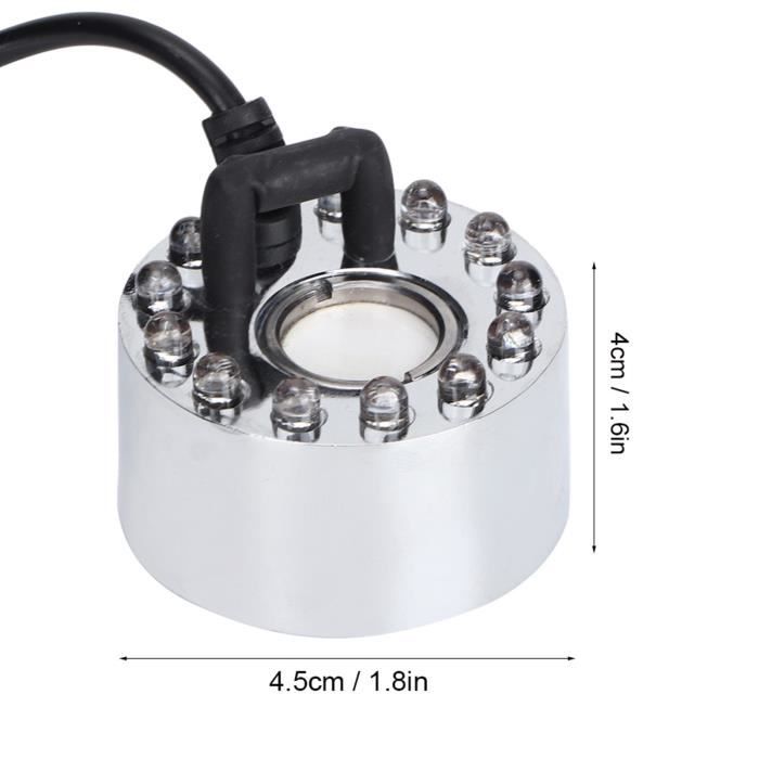 Atomiseur à ultrasons pour aquarium YS002 - YOSOO - LSS Lumière 12 LED -  Blanc - 110-240V - Profondeur 5-7cm - Cdiscount Electroménager