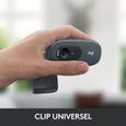 Webcam HD - Logitech - C270 - USB avec microphone-4