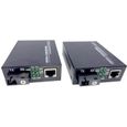 Convertisseur Fibre Ethernet, Fibre Optique SC Monomode (1 X 1 Ports RJ45)-0