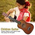 VINGVO guitare pour enfants Jouet d'instrument éducatif de musique de guitare en bois de 23 pouces pour débutant d'étudiant-0