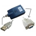 KALEA INFORMATIQUE Adaptateur USB vers RS232 - Prolific - DB9 Mâle - 1.2 m - Compatible USB 1.1/2.0 - Null Modem