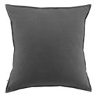 L'EFFET PAPILLON Taie d'oreiller flanelle 100% coton 63 x 63 cm CANDICE coloris Orage