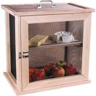 Garde-manger - MASY - 1 étage - Aspect bois - Marron - 44 x 30 x 40 cm
