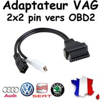 Adaptateur VAG 2x2 pin vers OBD2 16 pin 