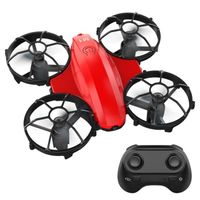 Drone RC 360° pour Enfants avec Maintien de l'altitude et Mode sans Tête - Rouge