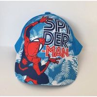 casquette baseball enfant Spiderman bleu