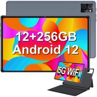 Tablette tactile 10.36"FHD- VANWIN G16(WiFi) - RAM 12Go - ROM 256Go-1To TF - Android 12 - Gris - WiFi6 + Bookcover