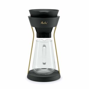 Cafetière - Melitta - AMANO - Noir et argent - Système anti-gouttes - Réservoir amovible
