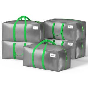 Lot de 3 sacs de rangement pliables de grande capacité de