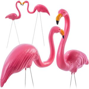 Figurine Solaire Flamant Rose Puckator – 7,5 X 6 X 10,5 Cm, Fonctionne Sans Pile