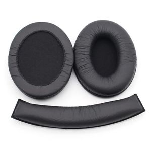 Coussinets De Remplacement Pour Casque Sennheiser PX100 PX200 – Mousse à Mémoire De Forme Et Cuir Synthétique – Noir – Diamètre Environ 50 Mm – Lot De 1 Paire - 2