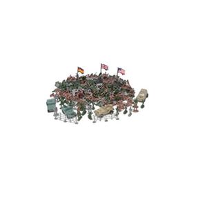 véhicules militaires Deao 56 pieces Militaire Armée Play Set avec carte toy soldiers