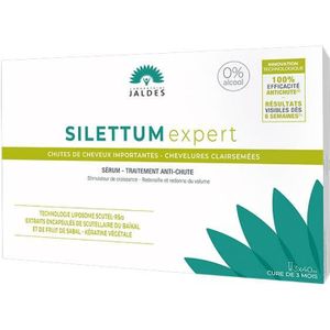 SHAMPOING Jaldes Silettum Expert Traitement Anti-Chute Cure de 3 mois 3 x 40ml