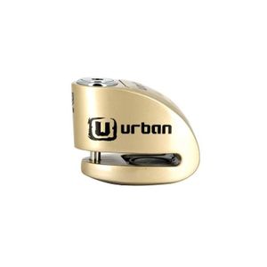 Urban - Antivol Bloque Disque Urban DISK UR2 Scooter diam.6 - Jaune +  housse - Tech2Roo