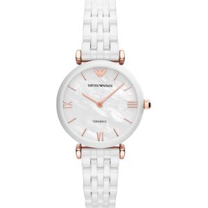 montre armani blanche