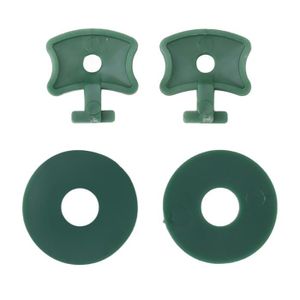 ACCESSOIRE SERRE JARDIN Clips de fixation pour serres en plastique - FAFEICY - 100 pièces avec rondelles - Blanc