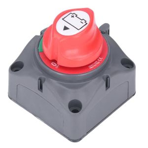 Interrupteur D'isolateur de Batterie Bouton Amovible 12-48V Interrupteur de  Coupure D'alimentation de Batterie