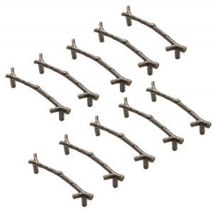 Sourcingmap 66/ mm Trous de football Coque tiroir Armoire Poign/ée de traction ton dor/é Lot de 10