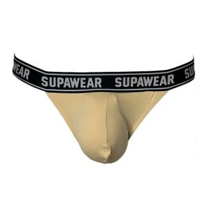 STRING - TANGA Supawear - Sous-vêtement Hommes - Jockstrap Homme - WOW Jockstrap Tan - Jaune