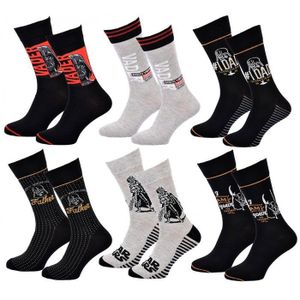 CHAUSSETTES Chaussettes homme Star Wars en Coton -Assortiment 