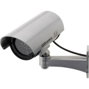 CAMÉRA FACTICE Caméra de surveillance factice avec LED int-ext - Otio