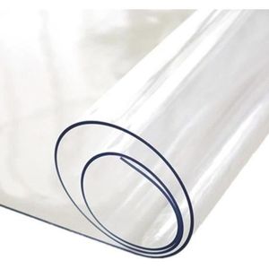 Nappe De Protection Transparente PVC 2mm - Housse De Table Imperméable