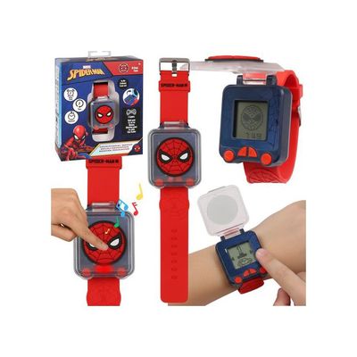 MARVEL Spider-Man Montre éducative multifonctionnelle avec jeux, alarme, chronomètre pour enfants