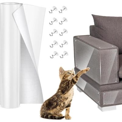 Protecteurs Anti-griffes Pour Meuble - Lot De 8 Avec 32 Vis - Chat (neuf)