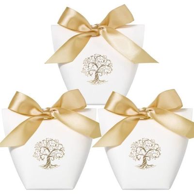 Boîtes Cadeaux Baptême 50pcs 50 PCS Boîtes Cadeaux Baptême Communion – Ruban Soie, Motifs Ange & Croix – Parfait Pour Fête Religieuse Boîtes Cadeaux Baptême 50pcs 50 PCS Boîtes Cadeaux Baptême Communion – Ruban Soie, Motifs Ange & Croix – Parfait Pour Fête Religieuse