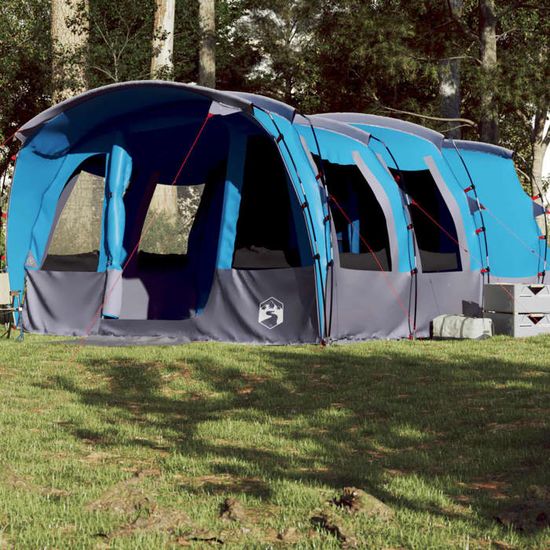 Tente De Camping VidaXL - Imperméable, Double Toit Amovible, Légère, Avec Sac De Transport