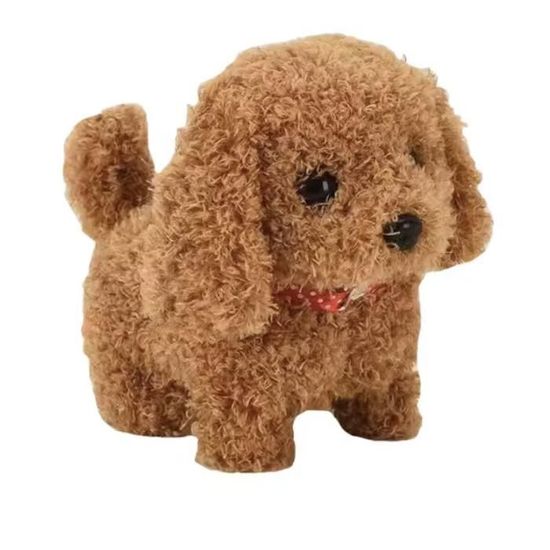 Chien Interactif Qui Marche Et Aboie - Peluche éducative Avec Accessoires Pour Enfants 3+ | Laisse, Gamelle, Miroir Inclus