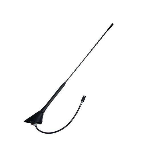 Antenne D'aile Pour Fiat Panda 3 Portes Et Seat Marbella - 2 Brins, Couleur Noire