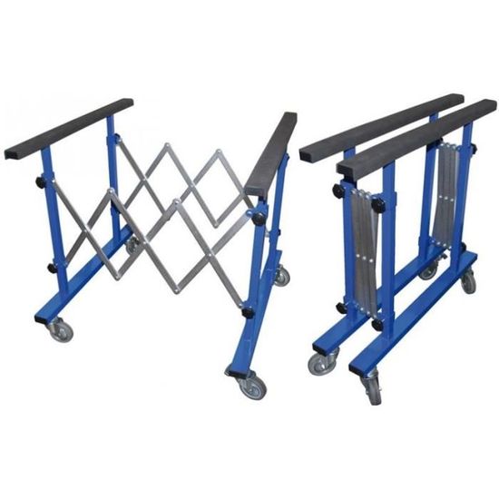Barre De Support Télescopique Pour Polissage Voiture - Aluminium, Réglable De 31,5 à 47 Cm, Maintien Porte Et Hayon - 2