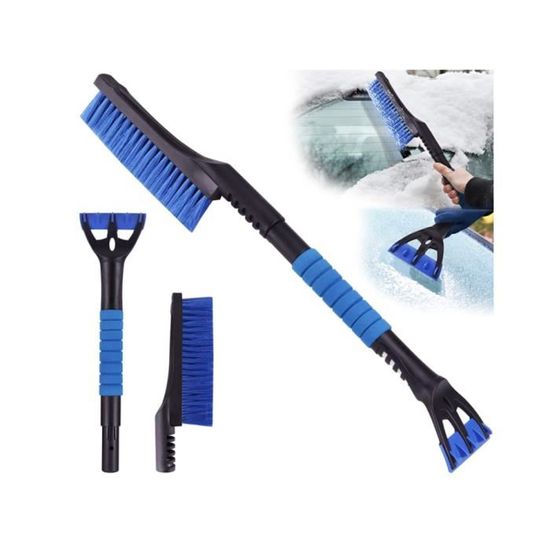 Grattoir à Glace & Balai Neige 2 En 1 - Atsmoce® - Extensible 90 Cm Pour Voiture, SUV, Camion