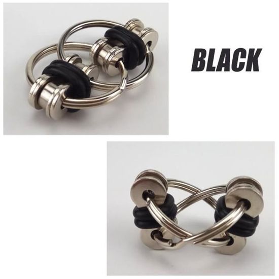 Anneau Fidget Chaîne Vélo - Jouet Anti-stress Pour Anxiété, Autisme, TDAH, Doigt Et Main