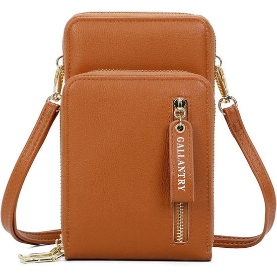 Pochette Smartphone KIWIFOTOS - Bandoulière - Gris - Multifonction