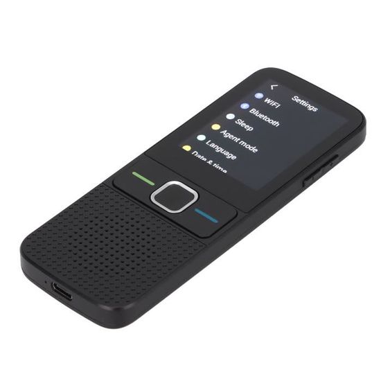 Traducteur Vocal Pro 2025 écran Tactile 5,5 Pouces - 139 Langues, IA, Photo, Hors Ligne - Batterie 2000 MAh, ChatGPT