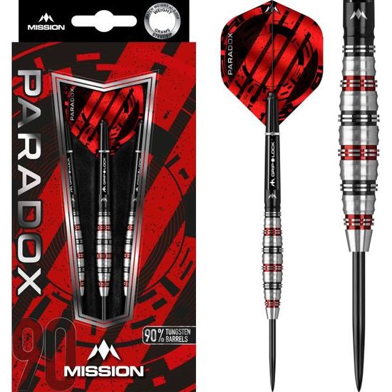 Fléchettes Professionnelles 90% Tungstène - Pointe Acier Ou Molle - Poids 18-26g - Équilibre Parfait Pour Jeu Compétitif Ou Loisir - 10