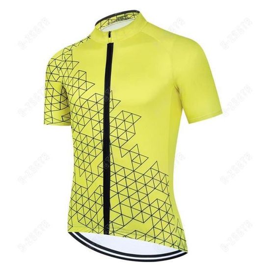 Maillot Cycliste Vintage Ellebi Homme, 1/4 Zip, Noir/blanc/rouge, Taille L