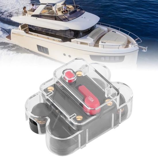 Disjoncteur, 40A 12V-24V DC Disjoncteur De Voiture Porte-fusible