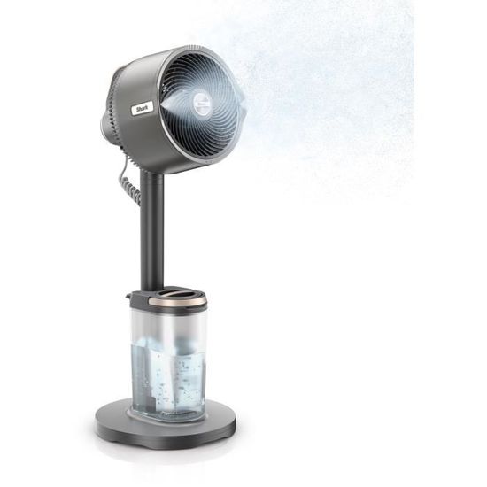 Ventilateur Portable Avec Brumisateur – Réservoir 300 Ml – Léger, Silencieux – Pour Bureau, Camping, Extérieur – 7x27,5 Cm