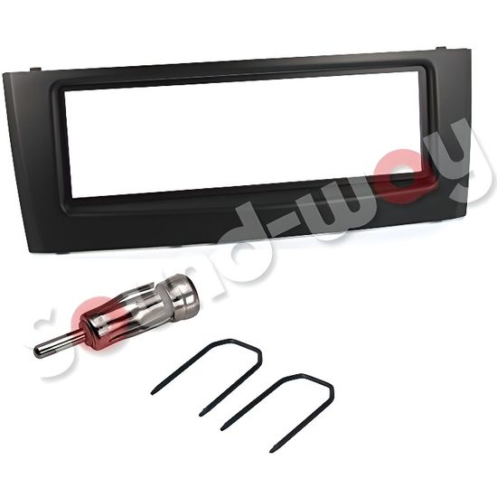 Audioproject A374-10 Kit De Façade D'autoradio 1-DIN Pour Fiat Punto Type 188 Année De Construction 1999-2007 Adaptateur Radio Déverrouillage Adaptateur D'antenne ISO DIN Cadre De Montage Autoradio