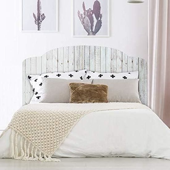 CREARREDA Tête De Liten PVC Adhésif 168x78 100% Made In Italy Stickers Tete De Lit Adulte Appui De Lit Adhésif Résistant, Anti-trafic, Hypoallergénique Et Isolant