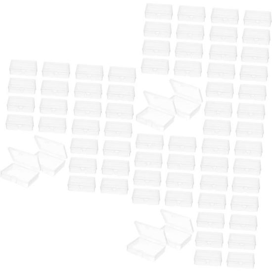 BOITE A BIJOUX,10PCS--Nouvelle petite boîte de rangement en plastique 2019x3.5x2cm, pour bijoux BOITE A BIJOUX,10PCS--Nouvelle petite boîte de rangement en plastique 2019x3.5x2cm, pour bijoux